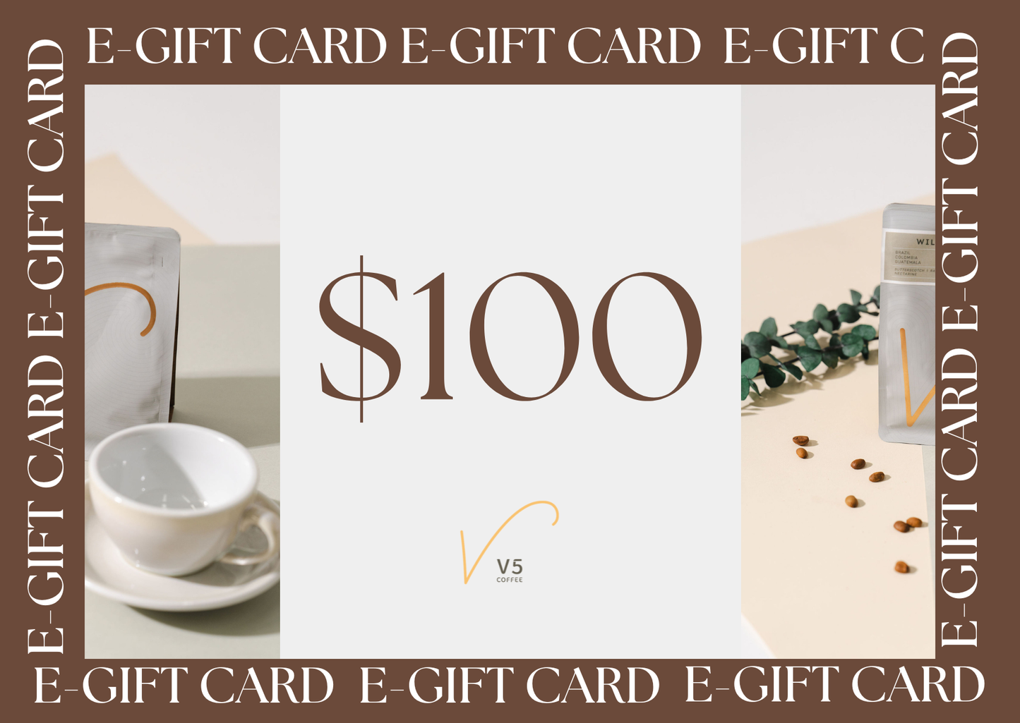 V5 Coffee eGift Card V5COFFEE