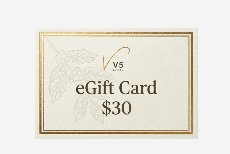 V5 Coffee eGift Card V5COFFEE