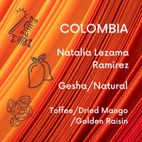 Colombia Natalia Lezama Ramirez Gesha Natural V5COFFEE