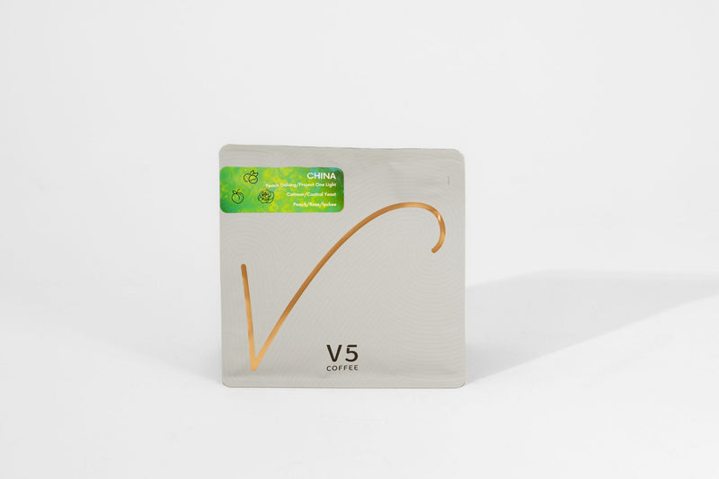 China Project One Light Peach Oolong - Control Yeast Coffee Beans V5COFFEE