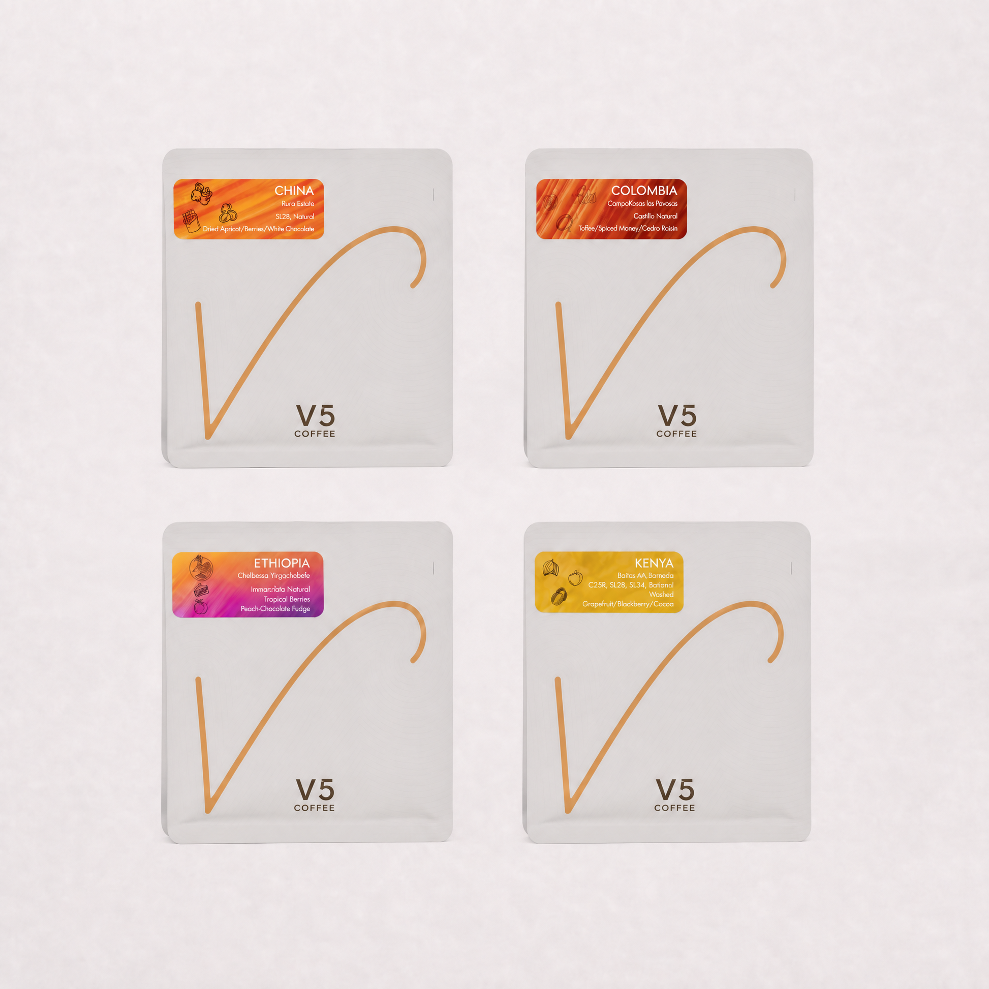 Series 01 // The Globe | 4-Origin Filter Coffee Bundle V5COFFEE